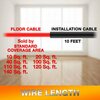 Dr Infrared Heater Electric Radiant Floor Heating Cable Kit with Wi-Fi Thermostat, 396 ft., Covers 120 sq.ft./240-Volt DR-9FH2120